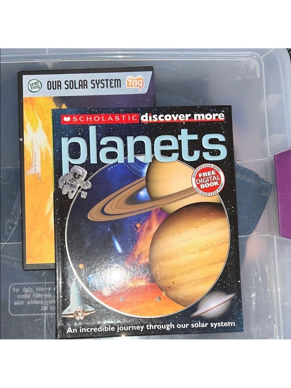 Scholastic Amazing Space Learning Book and board game.